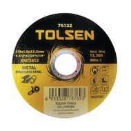 Tolsen Metal Cutting Disc 115mm x 1.0mm x 22mm 10 Pack