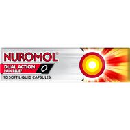Nuromol Dual Action Liquid Pain Relief Capsules 10Ea