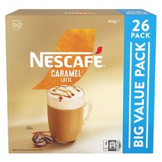 Nescafe Coffee Sachets Caramel 26 Pack