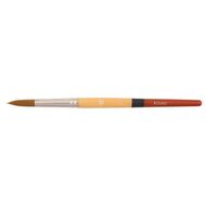 Princeton Snap Brush Short Handle Taklon Round 12 Gold