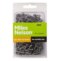Miles Nelson Galvanised Staple Slice Nails 19mm x 2.00mm