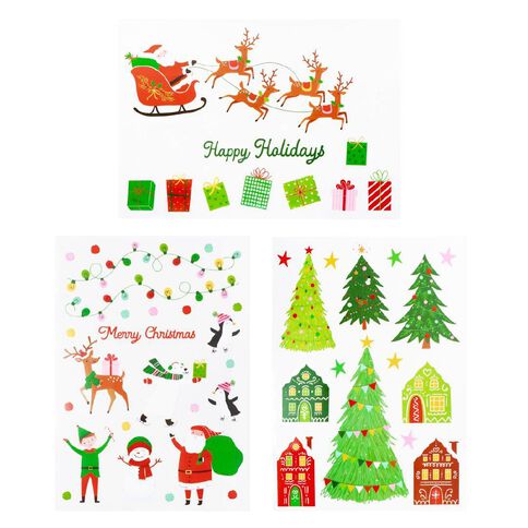 Uniti Christmas PVC Stickers