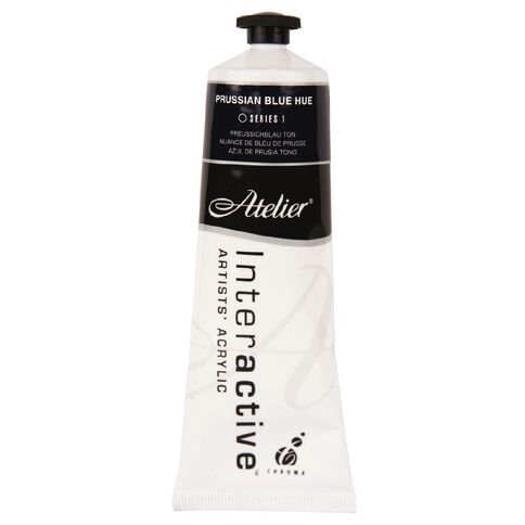 Atelier S1 Acrylic Paint Prussian Blue Hue 80ml