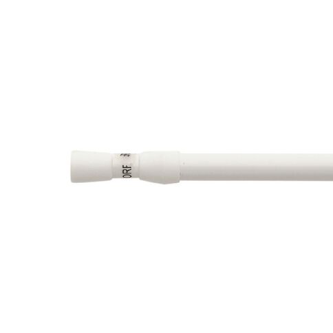 Living & Co Tension Rod 10mm-13mm Diameter White