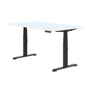 Accent Quick Ship Premium Electric Desk Black/Snow 1800 x 800