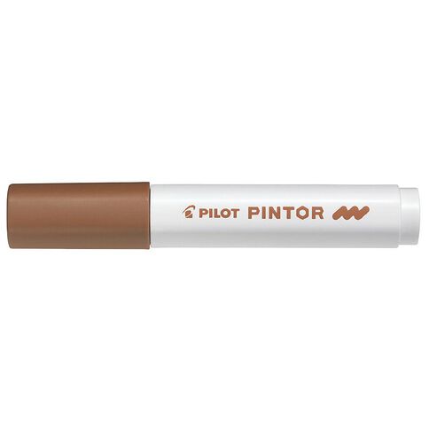 Pilot Pintor Marker Bullet Medium 4.5mm Tip Brown