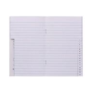 WS Notebook 5B1 Index 7mm 32 Leaf Red Mid