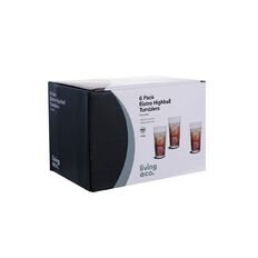 Living & Co Bistro Hiball Glass Tumbler 6 Pack