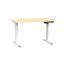 Agile Electric Height Adjustable Desk 1200 Nordic Maple/White