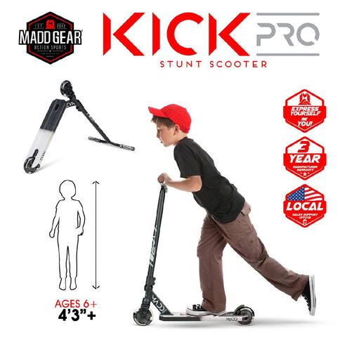 MADD Kick Pro Scooter Black/Grey