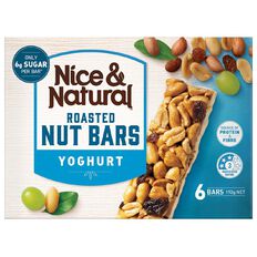 Nice & Natural Roasted Nut Bar Peanut Yoghurt 192g 6 Pack