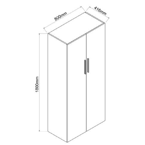 Workspace 925 Cupboard Charcoal