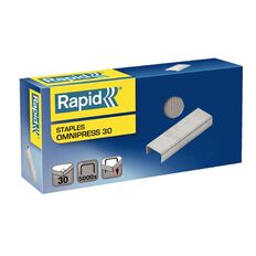 Rapid Staples Omnipress 30 Sheet 6mm 5000 Box