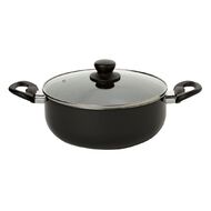 Living & Co Classic Casserole Pot Black 24cm