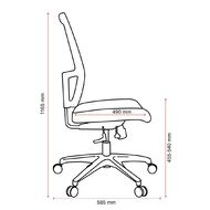 Buro Seating Mantra Chair Mesh Nylon Base Black