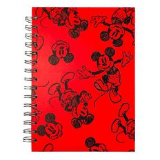 Disney 100 Mickey Notebook Spiral Red Mid A5