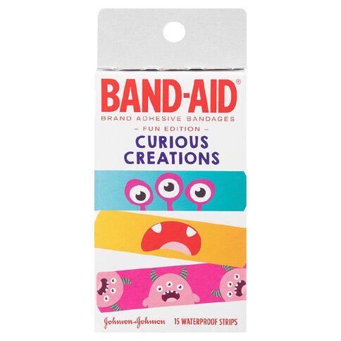 Band Aid Curious Creations Waterproof Strips 15 Pack