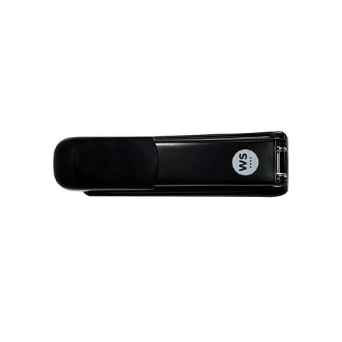 WS Stapler Metal Half Strip 20 Sheet Black