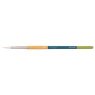 Princeton Snap Brush Short Handle Taklon Round 6 White