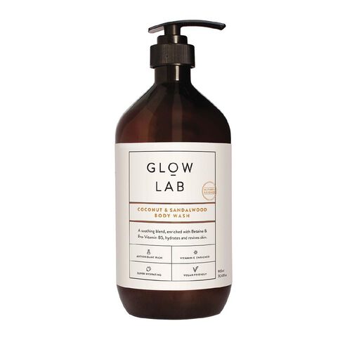 Glow Lab Coconut & Sandalwood Bodywash 900ml