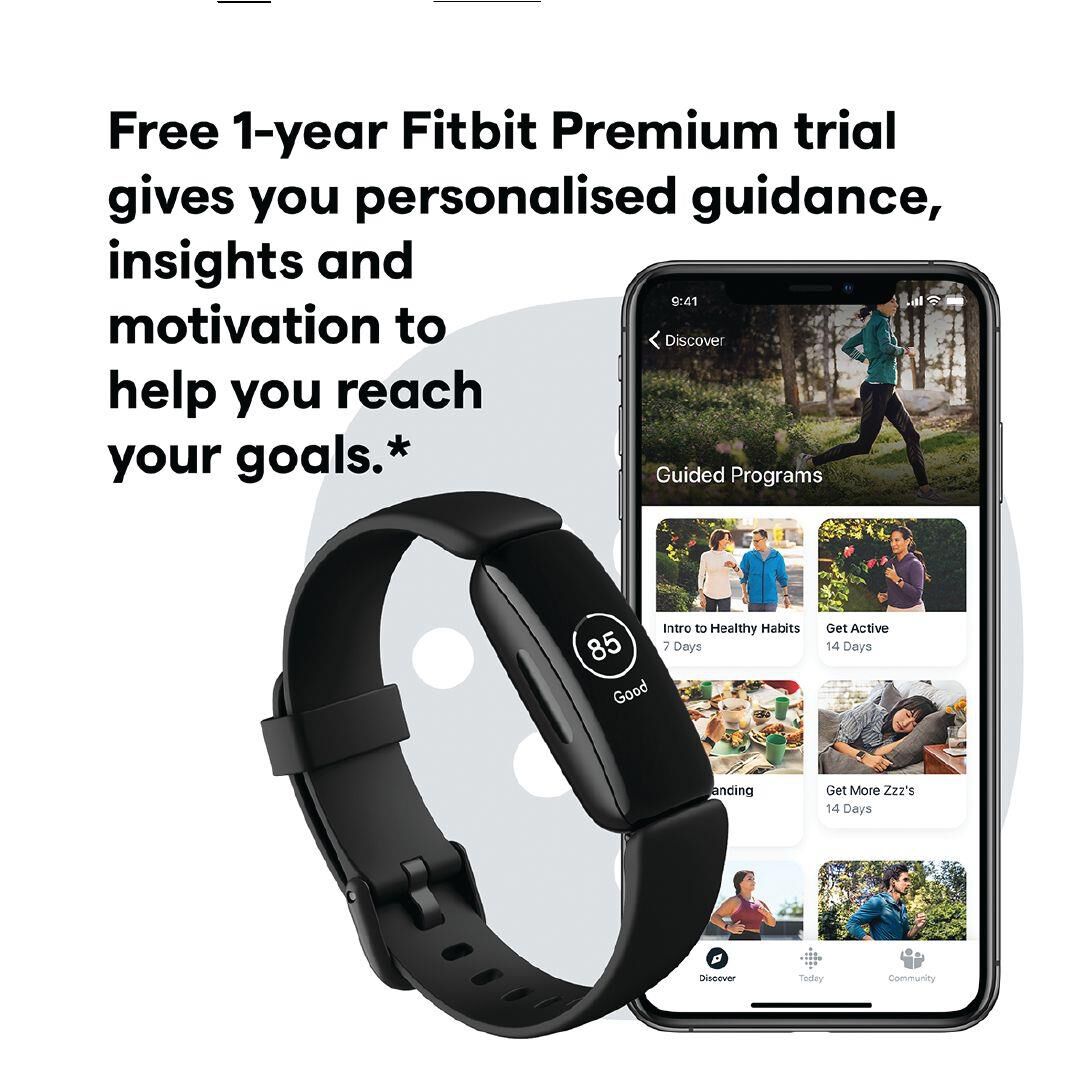 Fitbit Inspire 2 Black Warehouse Stationery NZ