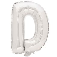 Artwrap Foil Balloon D Silver 35cm