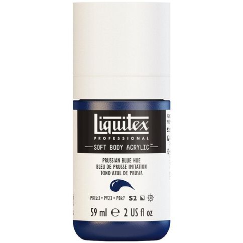 Liquitex Soft Body Acrylic Paint Prussian Blue Hue