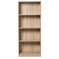 Living & Co Mason Bookcase 4 Tier Oak Look