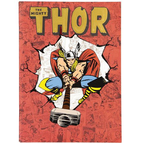Marvel Kids The Mighty Thor Scrapbook 32 Sheet Red Mid