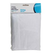 Living & Co Wash Bag 3 Pack White