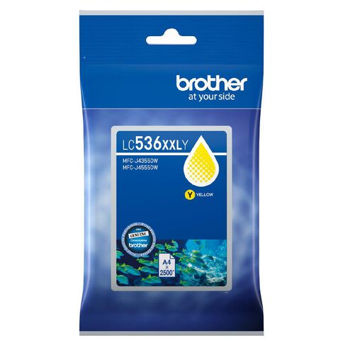 Brother LC536XXL 2500 Pages Yellow