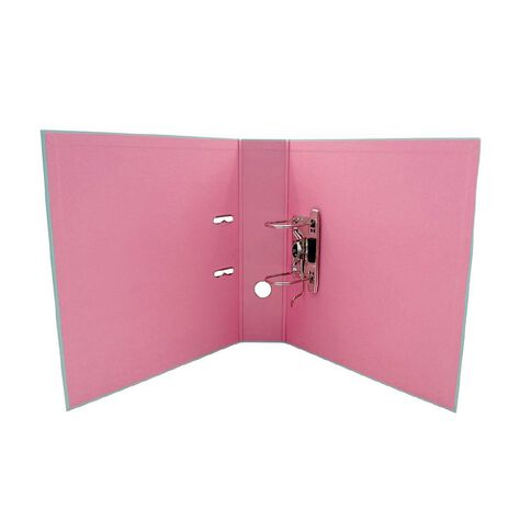 Uniti Clubhouse Lever Arch Cherry Green Light A4