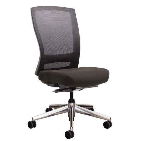Buro Seating Mentor Executive Chair with Aluminium Base Black