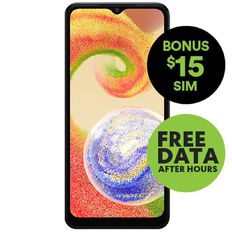Warehouse Mobile Samsung Galaxy A04 32GB Bundle Black