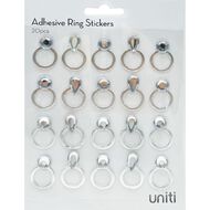Uniti Gem Ring Stickers 20 Pieces