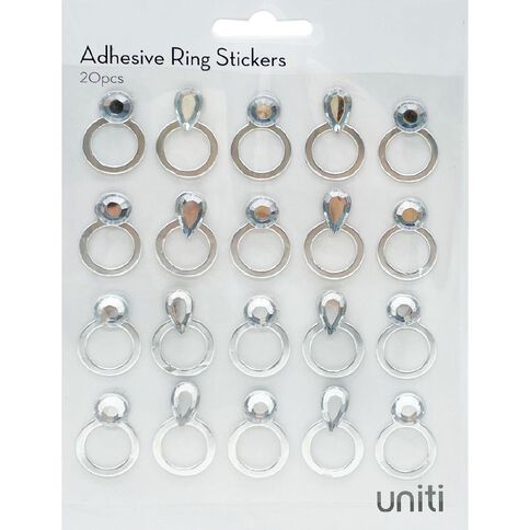 Uniti Gem Ring Stickers 20 Pieces
