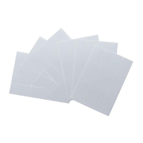 WS Rectangle Handwritable Stickers 72 Labels 18mm X 38mm