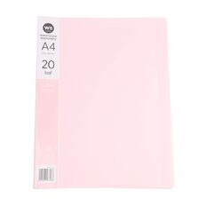 WS Colour Pop Clearbook 20 Page Pink
