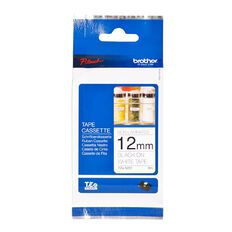 Brother TZEN231 Non Laminated Tape Black On White 12mm x 8m