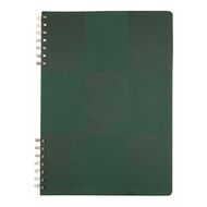Uniti Stationery Check Green A4 Notebook