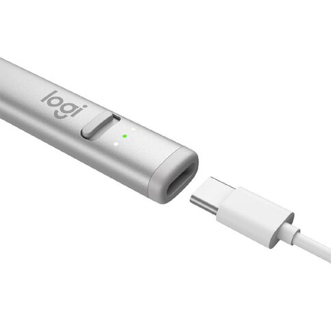 Logitech Crayon with USB C Silver