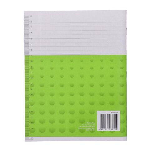 WS Exercise Beginners Writing Book BWB 14mm Ruled 32 Leaf Green