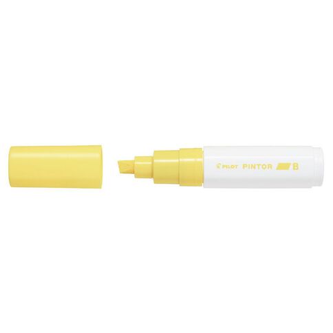 Pilot Pintor Marker Chisel Broad 8.0mm Tip Yellow