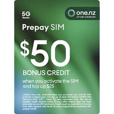One NZ 4G Prepay Triple SIM