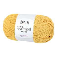 Birch Blanket Yarn 100% Polyester 300G Mustard