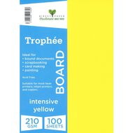 Trophee Board 210gsm Intensive Yellow 100 Pack