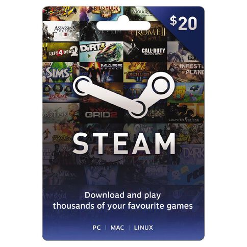 STEAM Steam Game Card $20