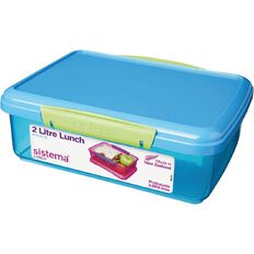 Sistema Klip It Tinted Lunch Box 2L Assorted