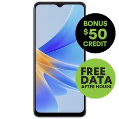 Warehouse Mobile OPPO A17 64GB Bundle Lake Blue Blue Light