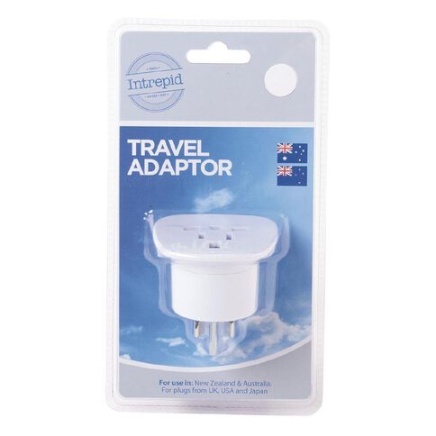 Intrepid Travel Adaptor UK USA Japan to NZ